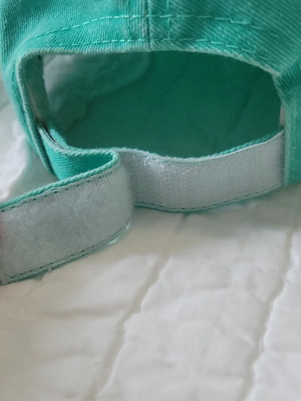 Charleston SC Est 1670 Hat Aqua & White Velcro Adjustable Back EUC